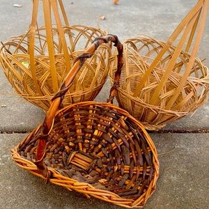 3 Vintage Home Decor Baskets